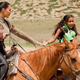 Image for article titled Kim Kardashian Adds 'Horse Girl' to Her Resume